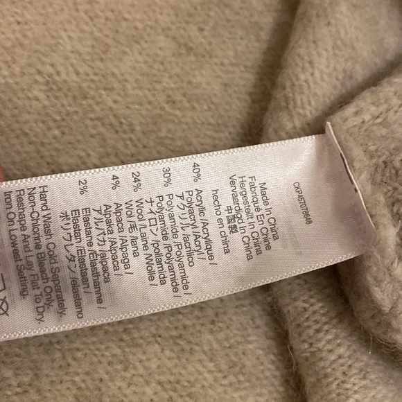 Madewell Wilmington Hoodie Sweater
Taupe . Size S. Style NB371 - Picture 11 of 11